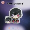 PAM 524 Zero Mold /  Painting Anime Mold / Silicone Mold