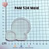 PAM 524 Zero Mold /  Painting Anime Mold / Silicone Mold