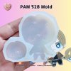 PAM 528 Leo Mold / Painting Anime Mold / Silicone
