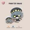 PAM 531 N Mold / Painting Anime Mold / Silicone