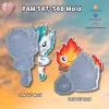PAM 547-548 Mold / Chinese Dragon, Fire Monster / Painting Anime Mold / Silicone Mold