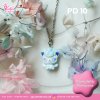 PD 10-11 Vulp / Poke Pendant / Resin Hand Painted Pendant with Stainless Steel Necklace