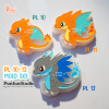 PL 10-12 Mold Set / Chariz, Mega Chariz Y, Mega Chariz X / 3 molds / Pokemold / Silicone Mold