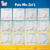 Poke Mix Mold Set L / 12 Molds / Pokemold / Silicone Mold / Epoxy Resin / Food