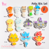 Poke Mix Mold Set F / 12 Molds / Pokemold / Silicone Mold