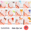 Poke Mix Mold Set G / 12 Molds / Pokemold / Silicone Mold