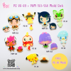PS 86-89 + PAM 251-254 Horizon Pokemolds Set / 8 Molds + Free Special Mold PS 90 / Trainer / Painting Anime Mold / Silicone Mold