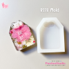 R278 Omamori with Bow Mold / Thickness 10+2 mm/ Silicone Mold / Epoxy Resin Mold