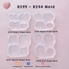 R295-R298 UV Resin Mold / Earring Mold / Pendant Mold