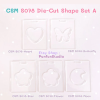 CSM S078 Die-Cut Shape Set A / Set 5 molds / Cover Sheet Mold for Shaker S078 / Silicone Mold / Epoxy Resin Mold / CSM