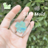 S119 Four- Leaf Clover in Heart Shaker Mold / Shaker Mold / Silicone Mold