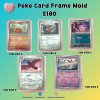 S180 Peke Card Frame Mold / Top Insert Card Frame Mold / Card Frame Mold / Silicone Mold