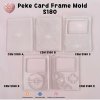 S180 Peke Card Frame Mold / Top Insert Card Frame Mold / Card Frame Mold / Silicone Mold