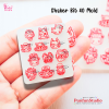 Shaker Bit 40 Hazbin Hotel Mold / 12 in 1 / Shaker bits mold / UV Resin Mold / Silicone Mold