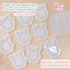 TMG 01-09 Mold Set + Pixel Picture Mold + Free 2 CSM TMG Mold / Tamagotchi Shaker Mold / Pixel Picture Mold / Silicone Mold