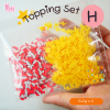 Topping Set H / Ball & Thunder / Fimo Slices / Shaker bits