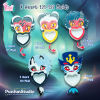 X Heart 131, 132, 133, 134, 135 Helluva Boss Mold / Silicone Mold