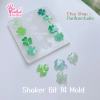 Shaker Bit 14 Mold / Three & Four Leaf Clover Mold / 12 in 1 / Shaker bits mold / UV resin mold / Silicone Mold