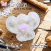 CC 18 Cutie Blue Alien Cookie & Clay Cutter / Cookie Cutter / Polymer Cutter / Fondant Cutter / Play-Doh Cutter