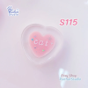 S115 ,S115-P1 Heart Shaker Mold, CSM S115 / Cover Sheet Mold / Silicone Mold