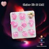 Shaker Bit 40, 41, 49  Hazbin Hotel Mold / 12 in 1 / Shaker bits mold / UV Resin Mold / Silicone Mold