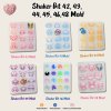 Shaker Bit Poke Mix Mold / 12 in 1 / 42, 43, 44, 45, 46, 48 / Shaker bits mold / UV Resin Mold / Silicone Mold
