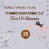 สิ่งที่คนทักเข้าใจผิด เกี่ยวกับการเลือกขนาดกรอบแว่น Size of Glasses