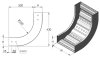 CABLE TRAY ELBOW 90 VERTICAL - INSIDE