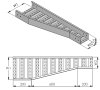 CABLE TRAY REDUCE HORIZONTAL