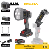 ไฟฉายไร้สาย 2IN1 ( OCK153-D1 ) OSUKA ไฟฉายหัวยาว ไฟฉายหัวโต