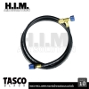 TASCO BLACK TBC120MR สายชาร์จน้ำยาแอร์ พร้อมกับระบบกันรั่ว ใช้กับน้ำยา R12, R22, R134a, R404a, R448a