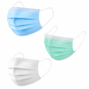 หน้ากากอนามัย 3 ชั้น สีขาว, ฟ้า, เขียว (50 ชิ้น / กล่อง)