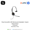 Poly EncorePro 510 Monaural Headset +Quick Disconnect