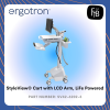 Ergotron StyleView® Cart with LCD Arm, LiFe Powered