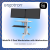 Ergotron WorkFit-S Dual Workstation with Worksurface