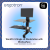 Ergotron WorkFit-S Single LD Workstation with Worksurface