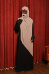 Rih Zahara Abaya in Black