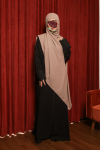 Rih Zahara Abaya in Black