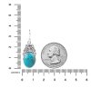 Sterling Silver Pendant with Turquoise with Chain 18 Inches