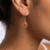 Sunstone Copper Earrings