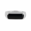 Sterling Silver Black Onyx Signet Ring