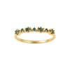 Sterling Silver London Blue Topaz Ring Over 18K Yellow Gold Plated