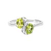 Sterling Silver Peridot Ring