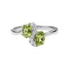 Sterling Silver Peridot Ring