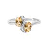 Sterling Silver Citrine Ring