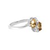 Sterling Silver Citrine Ring