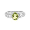 Sterling Silver Peridot Ring