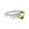 Sterling Silver Peridot Ring