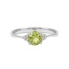 Sterling Silver Peridot Ring