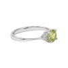 Sterling Silver Peridot Ring